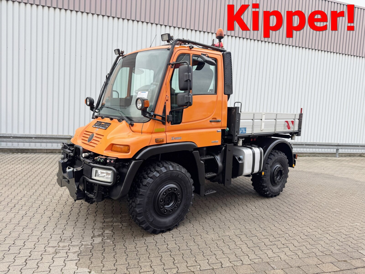 Unimog U 400 405/12 4x4 U 400 405/12 4x4, Kipper, Kommunalhydraulik, VarioPilot, Zapfwelle - Veículo comercial: foto 1 Unimog U 400 405/12 4x4 U 400 405/12 4x4, Kipper, Kommunalhydraulik, VarioPilot, Zapfwelle - Veículo comercial: foto 1