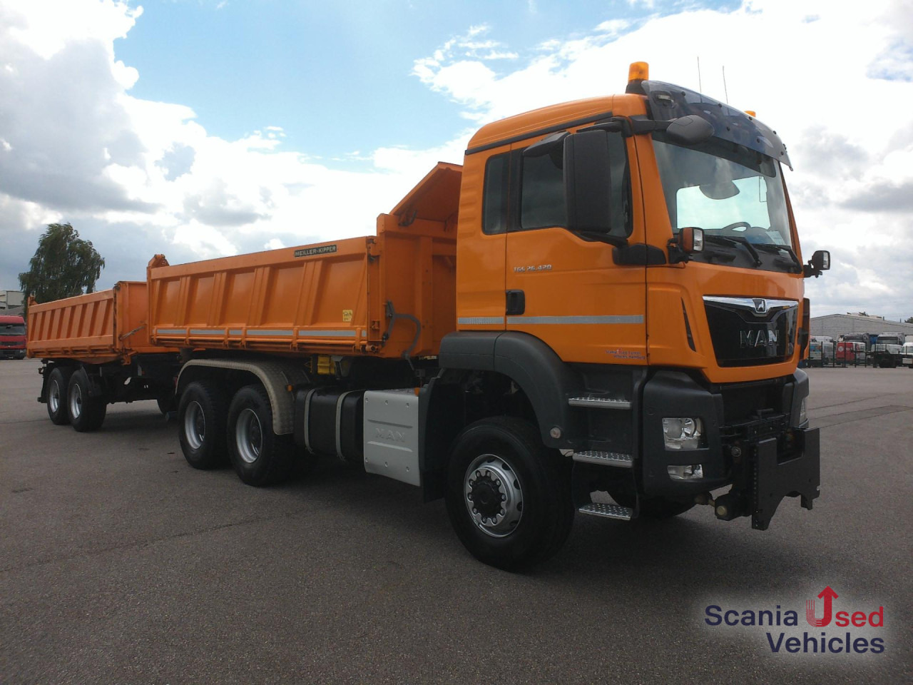 MAN TGS 26.420 6X6 Meiller Bordmatik - Camião basculante: foto 1 MAN TGS 26.420 6X6 Meiller Bordmatik - Camião basculante: foto 1