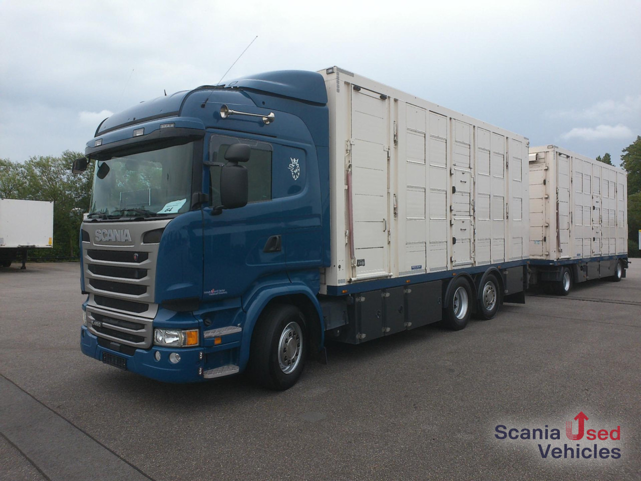 SCANIA R 450 LB6x2*4MNA - Camião de transporte de cavalos: foto 1 SCANIA R 450 LB6x2*4MNA - Camião de transporte de cavalos: foto 1