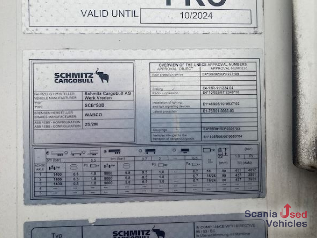 SCHMITZ SKO24 TK DS m. Balken PK NUR 3.821Dieselstd. - Semi-reboque isotérmico: foto 2 SCHMITZ SKO24 TK DS m. Balken PK NUR 3.821Dieselstd. - Semi-reboque isotérmico: foto 2