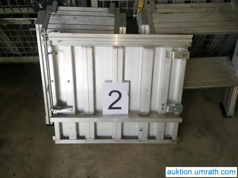 Equipamento para oficina Posten Konvolut Zarges Plattform Laufsteg Bühne Überstieg Gehsteig Sockel Treppen Aluminium hochwertig: foto 6