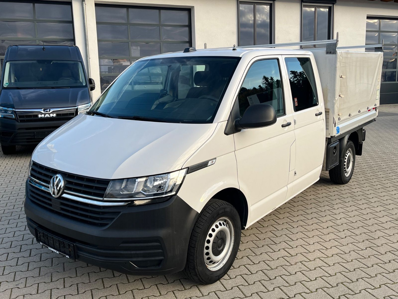 Volkswagen T6.1 DOKA Pritsche 4x4 Sperre Standheizung - Carrinha de lona, Carrinha cabine dupla: foto 1 Volkswagen T6.1 DOKA Pritsche 4x4 Sperre Standheizung - Carrinha de lona, Carrinha cabine dupla: foto 1