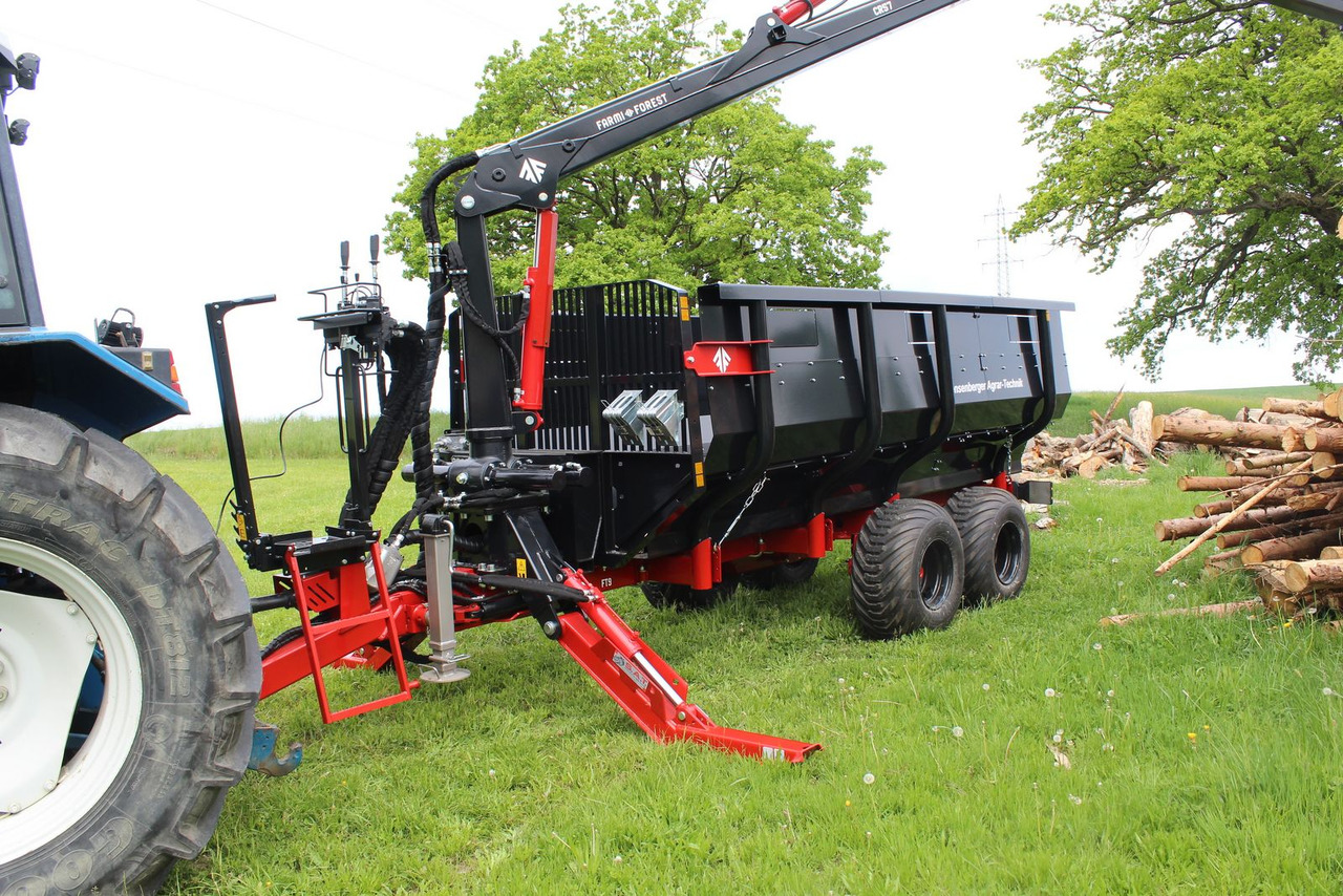 Farmi Rückewagen 12to-7,20m Kran - Astwanne Hardox - Reboque florestal: foto 2 Farmi Rückewagen 12to-7,20m Kran - Astwanne Hardox - Reboque florestal: foto 2