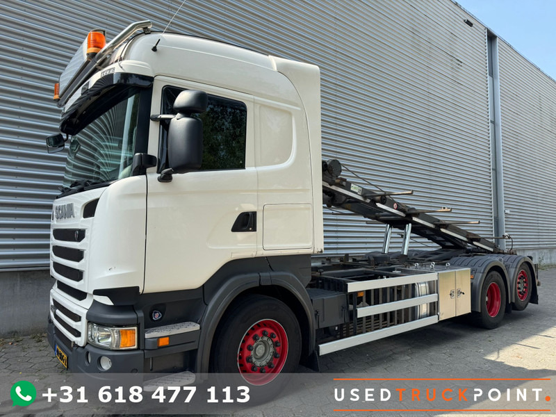 Scania R450 / Retarder / 25T NCH System / Night Klima / TUV: 3-2026 / NL Truck - Camião com sistema de cabo: foto 1 Scania R450 / Retarder / 25T NCH System / Night Klima / TUV: 3-2026 / NL Truck - Camião com sistema de cabo: foto 1