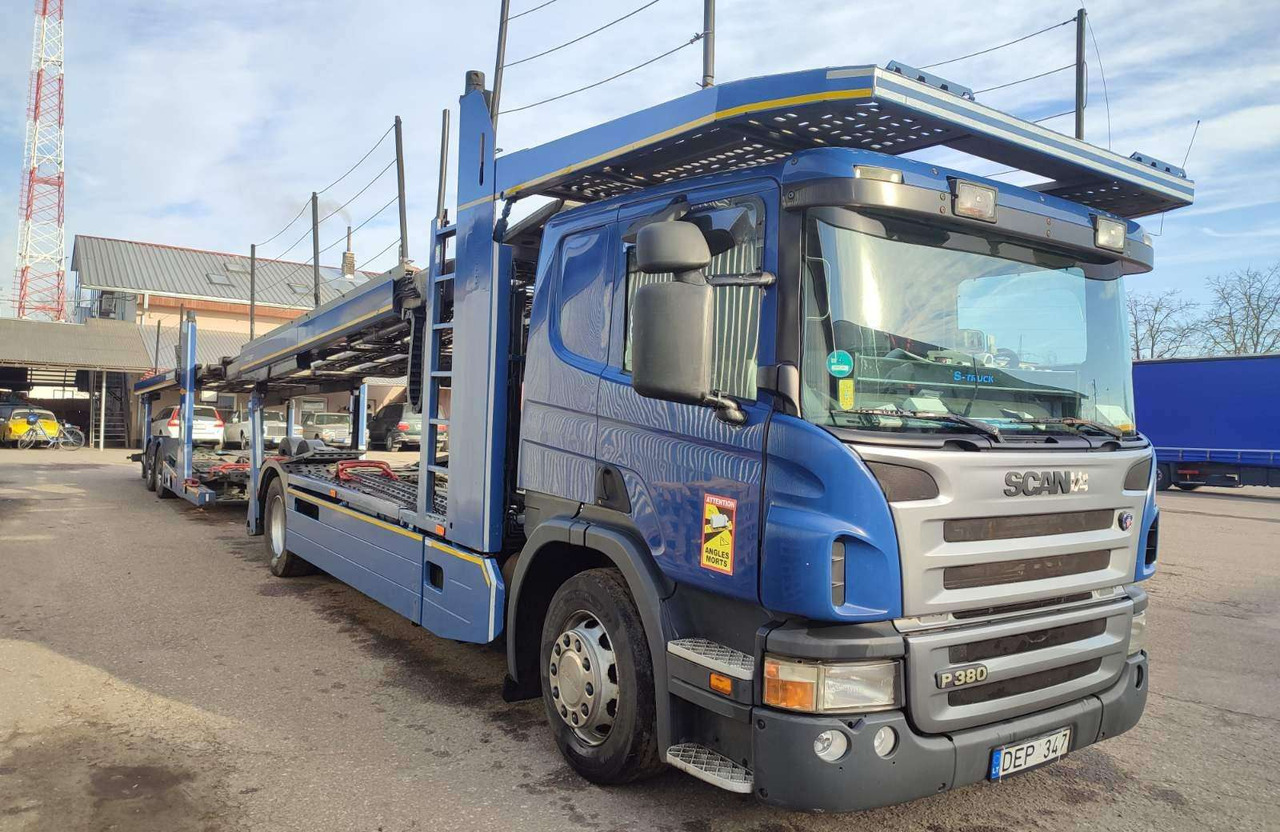 Scania P 380 LB - Camião transporte de veículos: foto 1 Scania P 380 LB - Camião transporte de veículos: foto 1