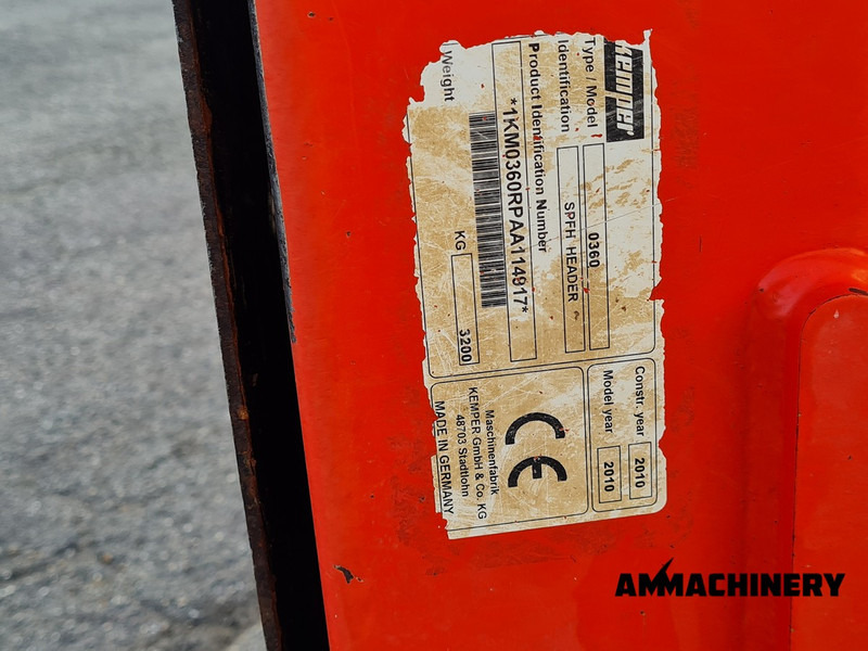 Plataforma para colher milho para transporte de alimentos Kemper 360 suitable for Krone Big-X: foto 13