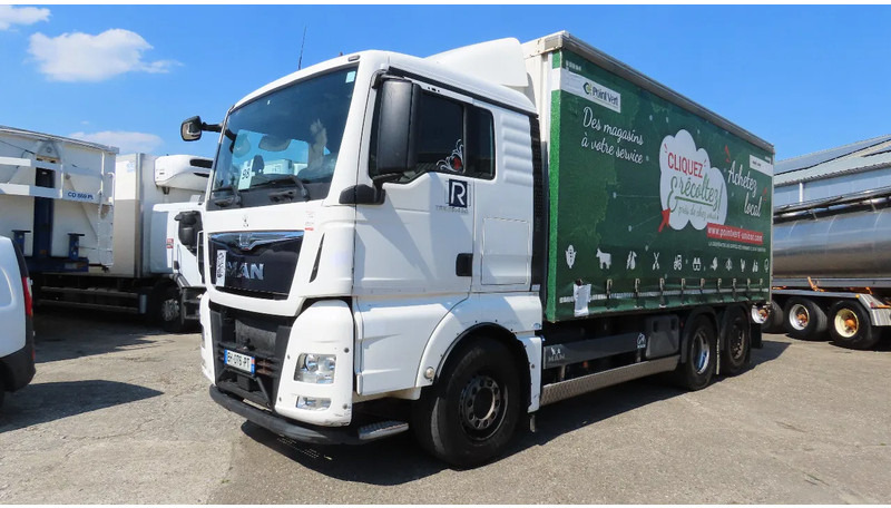 MAN TGX 18.480 446577 KM! RETARDER+ liftaxel + moving axel - Camião de lona: foto 3 MAN TGX 18.480 446577 KM! RETARDER+ liftaxel + moving axel - Camião de lona: foto 3