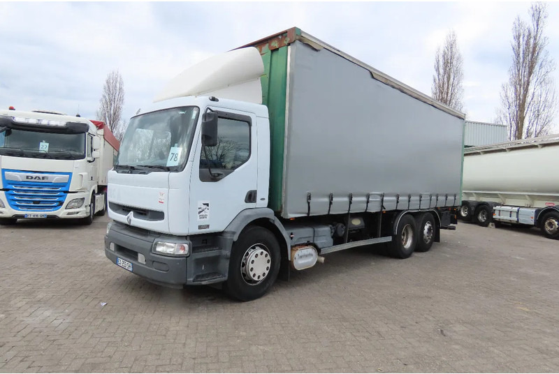 Renault Premium 420 6x2 3 axels, MANUAL!!! - Camião de lona: foto 1 Renault Premium 420 6x2 3 axels, MANUAL!!! - Camião de lona: foto 1