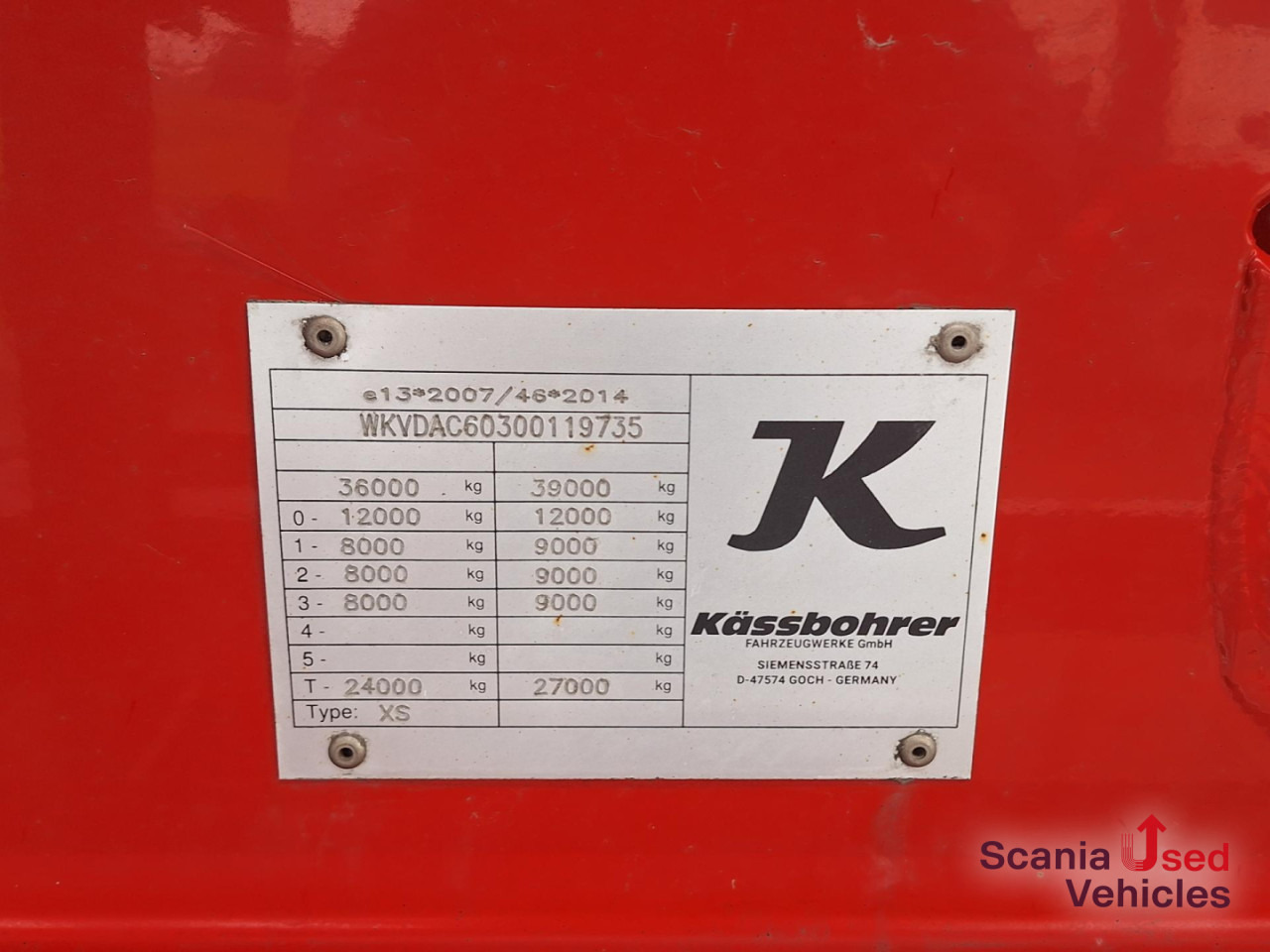 KAESSBOHRER Kippsilo SSK 40 XS Neuwertig !! - Semirreboque silo: foto 3 KAESSBOHRER Kippsilo SSK 40 XS Neuwertig !! - Semirreboque silo: foto 3