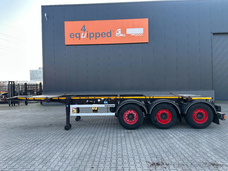 Burg 20FT + 20FT SWAP ADR (EX/II, EX/III, FL, AT) Chassis, empty weight: 3.690kg, SAF INTRADISC, 2x Liftaxle, NL-chassis - Semi-reboque transportador de contêineres/ Caixa móvel: foto 2 Burg 20FT + 20FT SWAP ADR (EX/II, EX/III, FL, AT) Chassis, empty weight: 3.690kg, SAF INTRADISC, 2x Liftaxle, NL-chassis - Semi-reboque transportador de contêineres/ Caixa móvel: foto 2