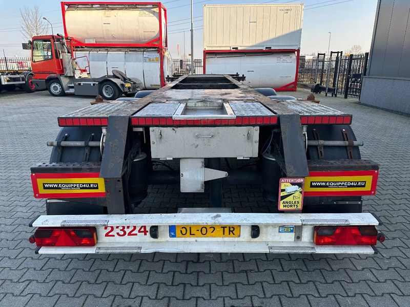 Burg 20FT + 20FT SWAP ADR (EX/II, EX/III, FL, AT) Chassis, empty weight: 3.690kg, SAF INTRADISC, 2x Liftaxle, NL-chassis - Semi-reboque transportador de contêineres/ Caixa móvel: foto 4 Burg 20FT + 20FT SWAP ADR (EX/II, EX/III, FL, AT) Chassis, empty weight: 3.690kg, SAF INTRADISC, 2x Liftaxle, NL-chassis - Semi-reboque transportador de contêineres/ Caixa móvel: foto 4