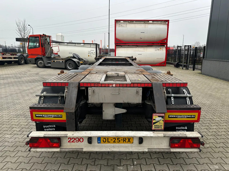 Burg 20FT ADR (EX/II, EX/III, FL, AT) Chassis, Empty weight : 3.690kg, SAF INTRADISC, 2x Liftaxle, NL-chassis - Semi-reboque transportador de contêineres/ Caixa móvel: foto 3 Burg 20FT ADR (EX/II, EX/III, FL, AT) Chassis, Empty weight : 3.690kg, SAF INTRADISC, 2x Liftaxle, NL-chassis - Semi-reboque transportador de contêineres/ Caixa móvel: foto 3