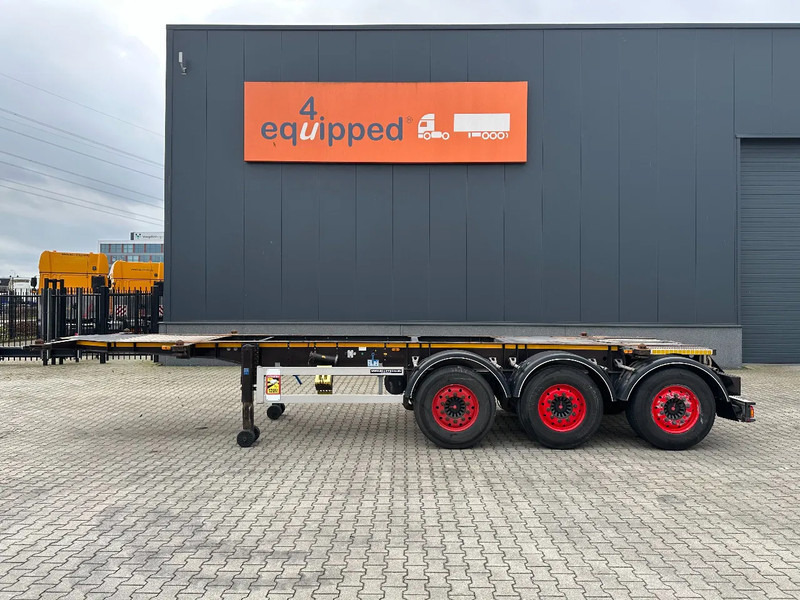 Burg 20FT ADR (EX/II, EX/III, FL, AT) Chassis, Leergewicht : 3.690kg, SAF INTRADISC, 2x Liftachse, NL-Chassis - Semi-reboque transportador de contêineres/ Caixa móvel: foto 2 Burg 20FT ADR (EX/II, EX/III, FL, AT) Chassis, Leergewicht : 3.690kg, SAF INTRADISC, 2x Liftachse, NL-Chassis - Semi-reboque transportador de contêineres/ Caixa móvel: foto 2