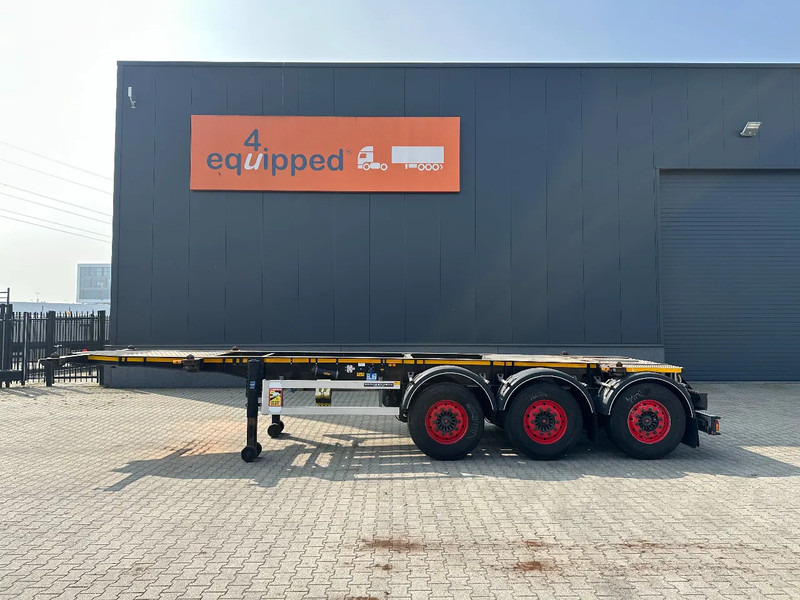 Burg 20FT ADR (EX/II, EX/III, FL, AT) Chassis, Leergewicht : 3.690kg, SAF INTRADISC, 2x Liftachse, NL-Chassis - Semi-reboque transportador de contêineres/ Caixa móvel: foto 2 Burg 20FT ADR (EX/II, EX/III, FL, AT) Chassis, Leergewicht : 3.690kg, SAF INTRADISC, 2x Liftachse, NL-Chassis - Semi-reboque transportador de contêineres/ Caixa móvel: foto 2