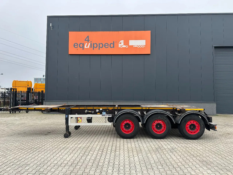 Burg 20FT ADR (EX/II, EX/III, FL, AT) Chassis, leeggewicht: 3.690kg, SAF INTRADISC, 2x Liftaxle, NL-chassis - Semi-reboque transportador de contêineres/ Caixa móvel: foto 2 Burg 20FT ADR (EX/II, EX/III, FL, AT) Chassis, leeggewicht: 3.690kg, SAF INTRADISC, 2x Liftaxle, NL-chassis - Semi-reboque transportador de contêineres/ Caixa móvel: foto 2