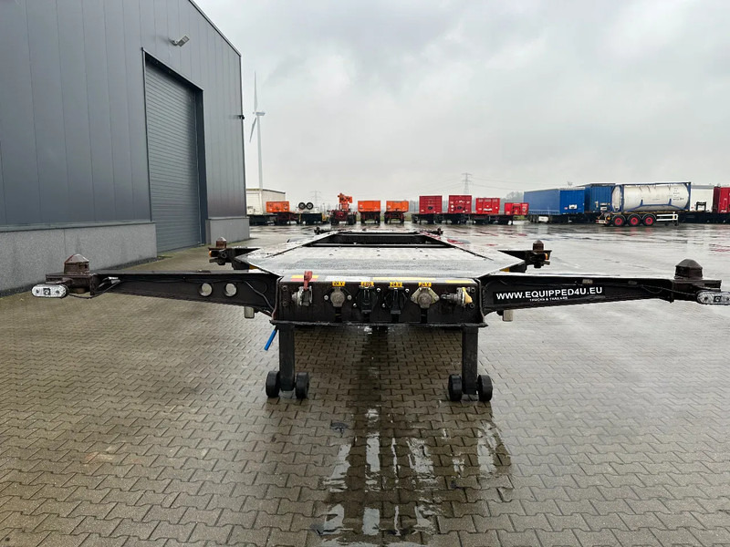 Burg 20FT ADR (EX/II, EX/III, FL, AT), Leergewicht: 3.690kg, SAF INTRADISC, 2x Liftachse, ALCOA, NL-Chassis, APK/ADR: 02-2026 - Semi-reboque transportador de contêineres/ Caixa móvel: foto 5 Burg 20FT ADR (EX/II, EX/III, FL, AT), Leergewicht: 3.690kg, SAF INTRADISC, 2x Liftachse, ALCOA, NL-Chassis, APK/ADR: 02-2026 - Semi-reboque transportador de contêineres/ Caixa móvel: foto 5