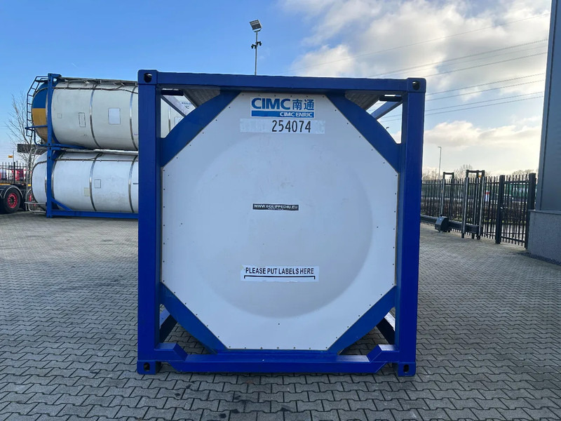 CIMC 20FT ISO, 25.090L / 1-COMP / 3 BAFFELS / T12 / 4 manholes / ADR valid until 02/2027 - Depósito de armazenamento: foto 5 CIMC 20FT ISO, 25.090L / 1-COMP / 3 BAFFELS / T12 / 4 manholes / ADR valid until 02/2027 - Depósito de armazenamento: foto 5
