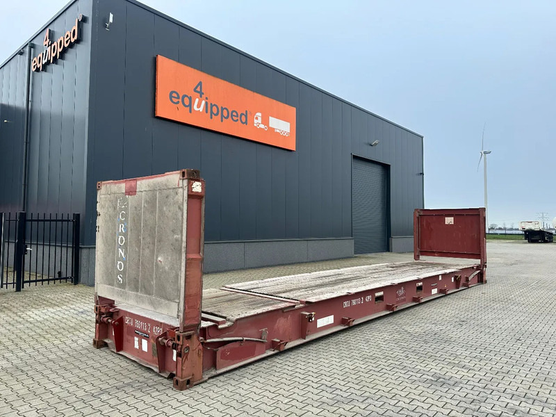 CIMC 40FT FLATRACK FLUSH FOLDING / CSC-test: 12/2027 / 10x available - Contentor marítimo: foto 1 CIMC 40FT FLATRACK FLUSH FOLDING / CSC-test: 12/2027 / 10x available - Contentor marítimo: foto 1