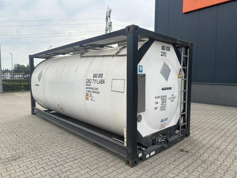 CIMC TOP: 2017, 20FT ISO, 25.030L, L4BN, UN Portable, T11, test: 10-2027 - Depósito de armazenamento: foto 3 CIMC TOP: 2017, 20FT ISO, 25.030L, L4BN, UN Portable, T11, test: 10-2027 - Depósito de armazenamento: foto 3