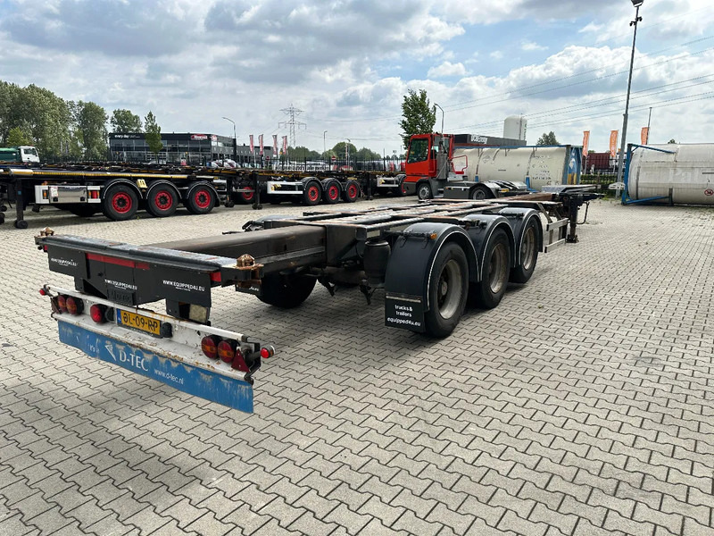 D-Tec FLEXITRAILER, 45FT HC MULTI, SAF + drum, liftaxle, NL-chassis - Semi-reboque transportador de contêineres/ Caixa móvel: foto 5 D-Tec FLEXITRAILER, 45FT HC MULTI, SAF + drum, liftaxle, NL-chassis - Semi-reboque transportador de contêineres/ Caixa móvel: foto 5