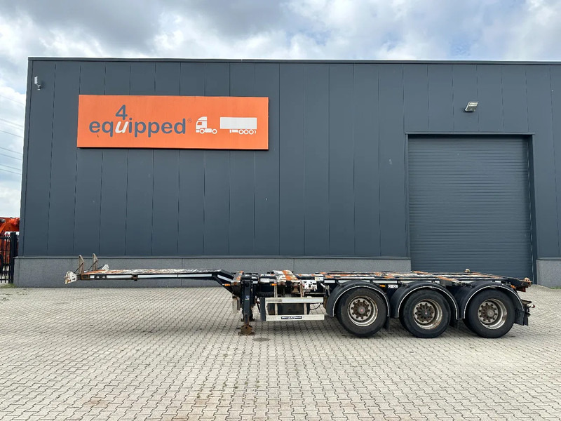 D-Tec FLEXITRAILER, 45FT HC MULTI, SAF + drum, liftaxle, NL-chassis - Semi-reboque transportador de contêineres/ Caixa móvel: foto 4 D-Tec FLEXITRAILER, 45FT HC MULTI, SAF + drum, liftaxle, NL-chassis - Semi-reboque transportador de contêineres/ Caixa móvel: foto 4
