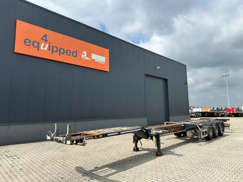 D-Tec FLEXITRAILER, 45FT HC MULTI, SAF + drum, liftaxle, NL-chassis - Semi-reboque transportador de contêineres/ Caixa móvel: foto 1 D-Tec FLEXITRAILER, 45FT HC MULTI, SAF + drum, liftaxle, NL-chassis - Semi-reboque transportador de contêineres/ Caixa móvel: foto 1