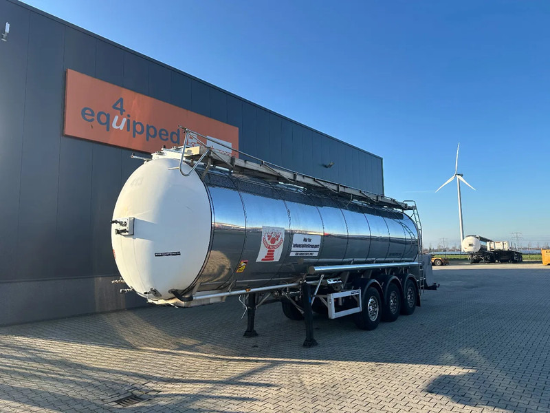 Feldbinder FOOD / LEVENSMIDDELEN/ LEBENSMITTEL / 33.500L / 3-COMP / PUMP / NL-trailer / APK: 05-2026 - Semirreboque tanque: foto 1 Feldbinder FOOD / LEVENSMIDDELEN/ LEBENSMITTEL / 33.500L / 3-COMP / PUMP / NL-trailer / APK: 05-2026 - Semirreboque tanque: foto 1