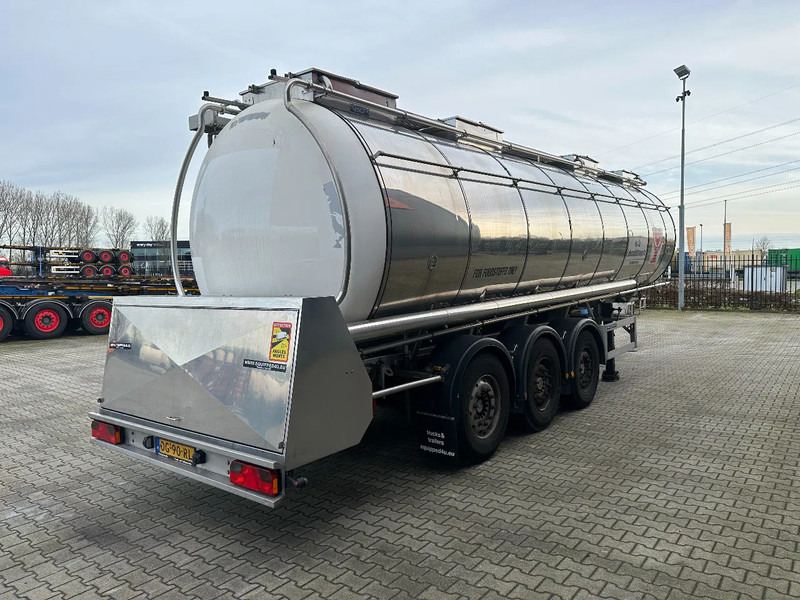 Feldbinder LEBENSMITTEL / LEVENSMIDDELEN FOOD / 33.500L / 3-COMP / PUMPE / INOX / NL-trailer / APK: 10-2026 - Semirreboque tanque: foto 3 Feldbinder LEBENSMITTEL / LEVENSMIDDELEN FOOD / 33.500L / 3-COMP / PUMPE / INOX / NL-trailer / APK: 10-2026 - Semirreboque tanque: foto 3
