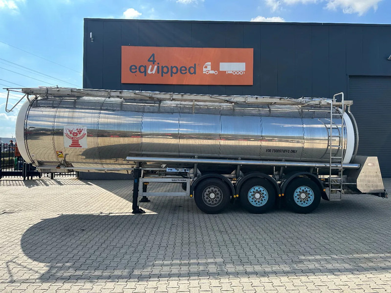 Feldbinder LEBENSMITTEL / LEVENSMIDDELEN FOOD / 33.500L / 3-COMP / PUMPE / NL-trailer / APK: 09-2026 - Semirreboque tanque: foto 2 Feldbinder LEBENSMITTEL / LEVENSMIDDELEN FOOD / 33.500L / 3-COMP / PUMPE / NL-trailer / APK: 09-2026 - Semirreboque tanque: foto 2