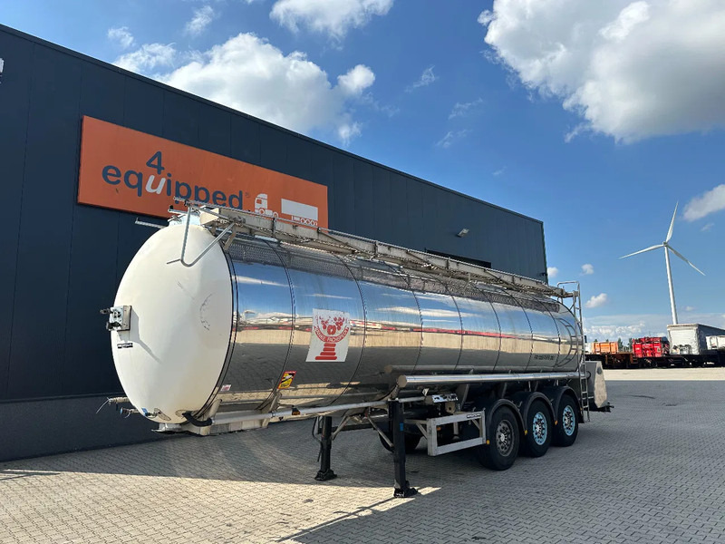 Feldbinder LEBENSMITTEL / LEVENSMIDDELEN FOOD / 33.500L / 3-COMP / PUMPE / NL-trailer / APK: 09-2026 - Semirreboque tanque: foto 1 Feldbinder LEBENSMITTEL / LEVENSMIDDELEN FOOD / 33.500L / 3-COMP / PUMPE / NL-trailer / APK: 09-2026 - Semirreboque tanque: foto 1