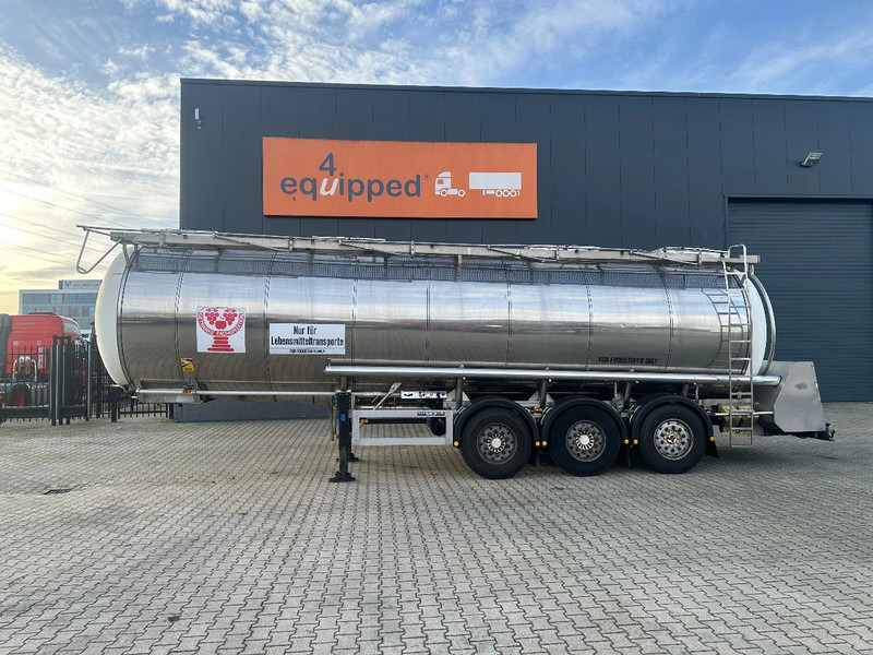 Feldbinder LEVENSMIDDELEN / FOOD / LEBENSMITTEL / 33.500L / 3-COMP / POMP / NL-trailer / APK: 08-2026, 10x beschikbaar - Semirreboque tanque: foto 2 Feldbinder LEVENSMIDDELEN / FOOD / LEBENSMITTEL / 33.500L / 3-COMP / POMP / NL-trailer / APK: 08-2026, 10x beschikbaar - Semirreboque tanque: foto 2