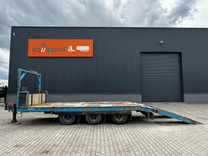 Kaiser drawbar trailer, ramps, 3 axles, spring suspension, hardwood - Reboque transporte de veículos: foto 1 Kaiser drawbar trailer, ramps, 3 axles, spring suspension, hardwood - Reboque transporte de veículos: foto 1
