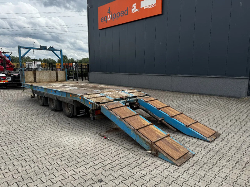 Kaiser drawbar trailer, ramps, 3 axles, spring suspension, hardwood - Reboque transporte de veículos: foto 2 Kaiser drawbar trailer, ramps, 3 axles, spring suspension, hardwood - Reboque transporte de veículos: foto 2