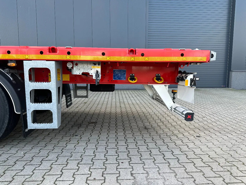 Semi-reboque plataforma/ Caixa aberta novo Kässbohrer NEU Heavy-Duty Platform, Heckbündig, Twistlocks (1x 40FT / 2x 20FT), ADR (EX/II, EX/III, FL, AT), Rungtasschen, Scheibebremsen: foto 11