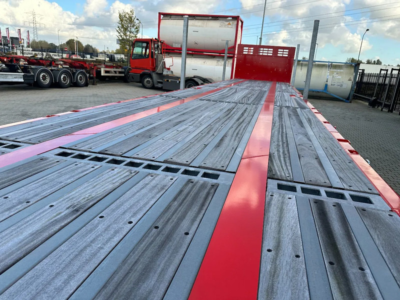 Semi-reboque plataforma/ Caixa aberta novo Kässbohrer NEU Heavy-Duty Platform, Heckbündig, Twistlocks (1x 40FT / 2x 20FT), ADR (EX/II, EX/III, FL, AT), Rungtasschen, Scheibebremsen: foto 17