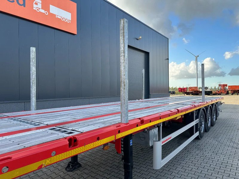Semi-reboque plataforma/ Caixa aberta novo Kässbohrer NEU Heavy-Duty Platform, Heckbündig, Twistlocks (1x 40FT / 2x 20FT), ADR (EX/II, EX/III, FL, AT), Rungtasschen, Scheibebremsen: foto 9