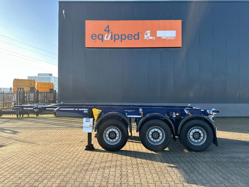 Krone NEW / DIRECT AVAILABLE 20FT ADR-CHASSIS, DISCBRAKES, LIFTAXLE, 2x available - Semi-reboque transportador de contêineres/ Caixa móvel: foto 2 Krone NEW / DIRECT AVAILABLE 20FT ADR-CHASSIS, DISCBRAKES, LIFTAXLE, 2x available - Semi-reboque transportador de contêineres/ Caixa móvel: foto 2