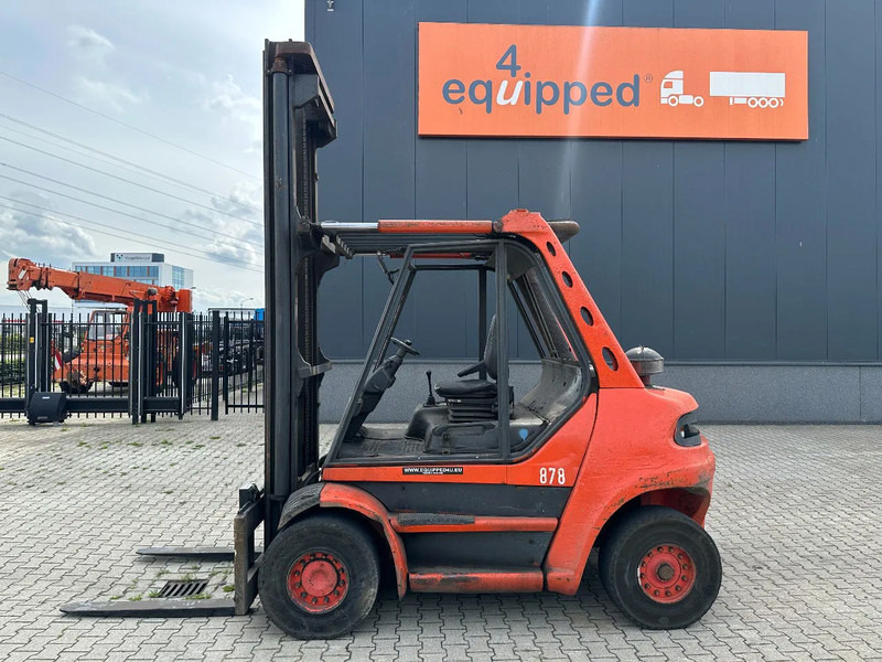 Linde H80D-03 FORKLIFT, 8000KG, duplex, 6 cil. Deutz diesel, 12.200hrs, - Empilhadeira a diesel: foto 3 Linde H80D-03 FORKLIFT, 8000KG, duplex, 6 cil. Deutz diesel, 12.200hrs, - Empilhadeira a diesel: foto 3
