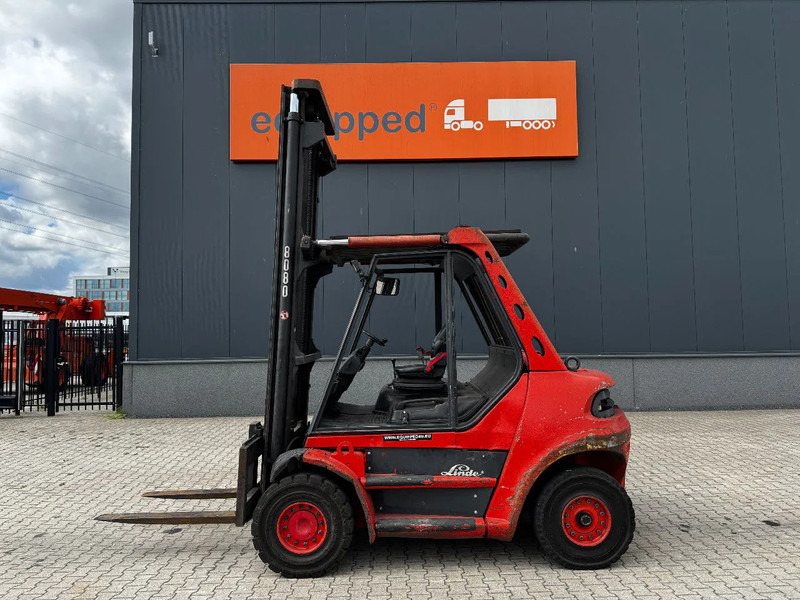 Linde H80D FORKLIFT, 8000KG, duplex, 6 cil. Deutz diesel, 14.934hrs, - Empilhadeira a diesel: foto 2 Linde H80D FORKLIFT, 8000KG, duplex, 6 cil. Deutz diesel, 14.934hrs, - Empilhadeira a diesel: foto 2