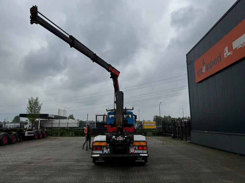 MAN FE 410A, 6x4, EURO-2, Palfinger 17000 Crane + VDL HOOK, full spring, manual gearbox, MOT 9/2025 - Camião polibenne, Camião grua: foto 5 MAN FE 410A, 6x4, EURO-2, Palfinger 17000 Crane + VDL HOOK, full spring, manual gearbox, MOT 9/2025 - Camião polibenne, Camião grua: foto 5