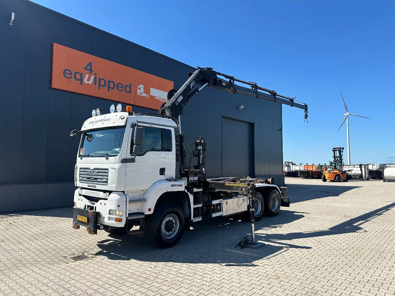 MAN TGA 26.440 6x6, HIAB 166 D-4 HIDUO Crane + ROTATOR / MULTILIFT HOOK (21T), full spring, NL-truck, APK: 02/2026 - Camião polibenne, Camião grua: foto 2 MAN TGA 26.440 6x6, HIAB 166 D-4 HIDUO Crane + ROTATOR / MULTILIFT HOOK (21T), full spring, NL-truck, APK: 02/2026 - Camião polibenne, Camião grua: foto 2