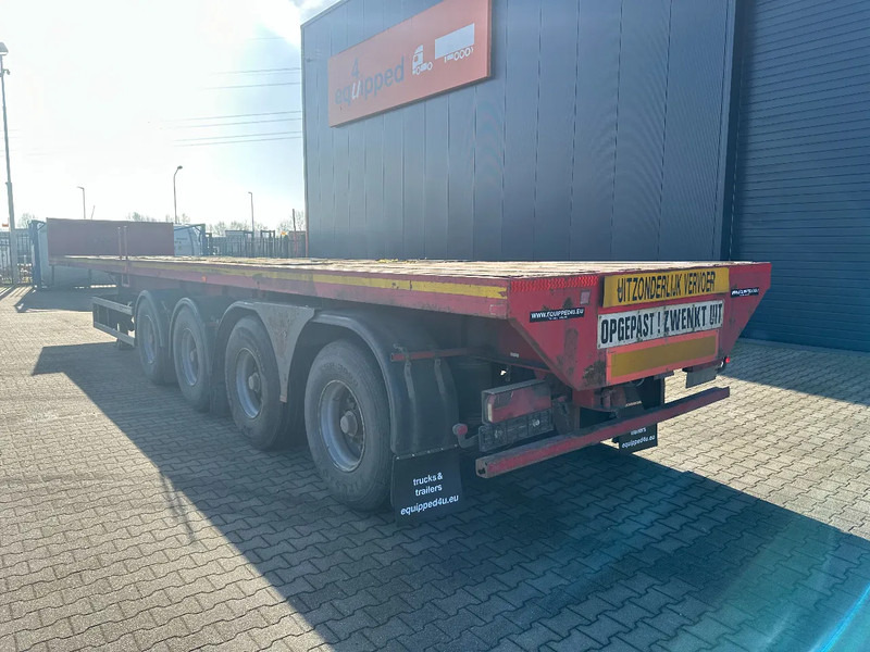 MOL 62 tons Ballast trailer, 4 axles, 2 steering axles, Belgium- trailer, 70% tyres - Semi-reboque plataforma/ Caixa aberta: foto 2 MOL 62 tons Ballast trailer, 4 axles, 2 steering axles, Belgium- trailer, 70% tyres - Semi-reboque plataforma/ Caixa aberta: foto 2