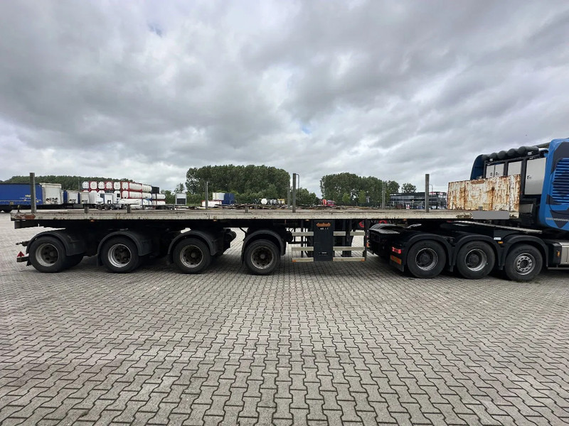 Nooteboom OVB-73-04, 73 tons 4-axle Ballast trailer, 3 hydraulic steering axles, 75% tyres, MOT 03/2026 - Semi-reboque plataforma/ Caixa aberta: foto 3 Nooteboom OVB-73-04, 73 tons 4-axle Ballast trailer, 3 hydraulic steering axles, 75% tyres, MOT 03/2026 - Semi-reboque plataforma/ Caixa aberta: foto 3
