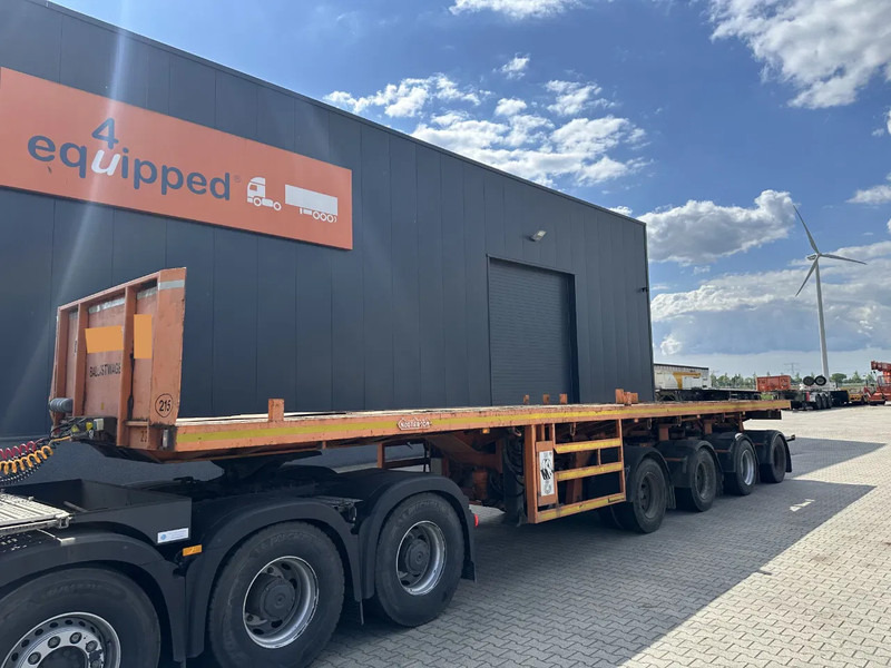 Nooteboom OVB-73-04, 73 tons Ballast trailer, 4 axles, 3 hydraulic steering axles, MOT 12/2025 - Semi-reboque plataforma/ Caixa aberta: foto 1 Nooteboom OVB-73-04, 73 tons Ballast trailer, 4 axles, 3 hydraulic steering axles, MOT 12/2025 - Semi-reboque plataforma/ Caixa aberta: foto 1