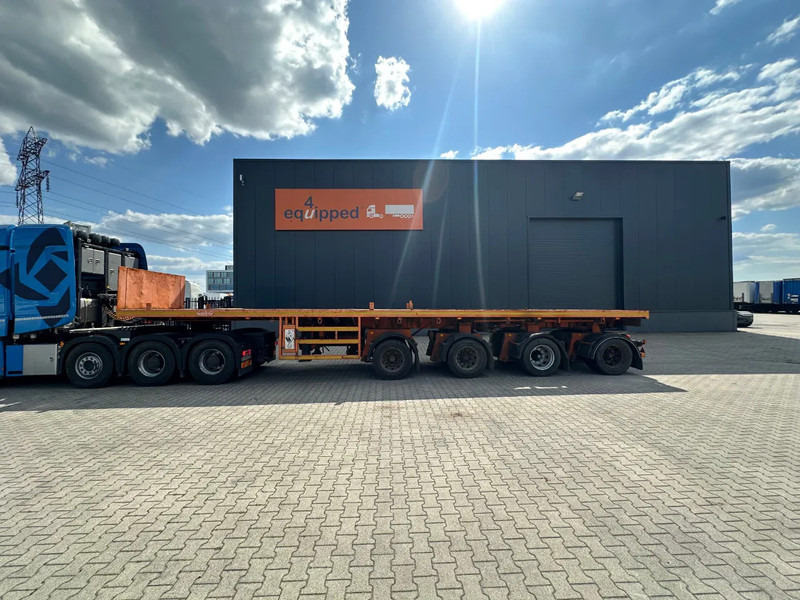 Nooteboom OVB-73-04, 73 tons Ballast trailer, 4 axles, 3 hydraulic steering axles, MOT 12/2025 - Semi-reboque plataforma/ Caixa aberta: foto 2 Nooteboom OVB-73-04, 73 tons Ballast trailer, 4 axles, 3 hydraulic steering axles, MOT 12/2025 - Semi-reboque plataforma/ Caixa aberta: foto 2