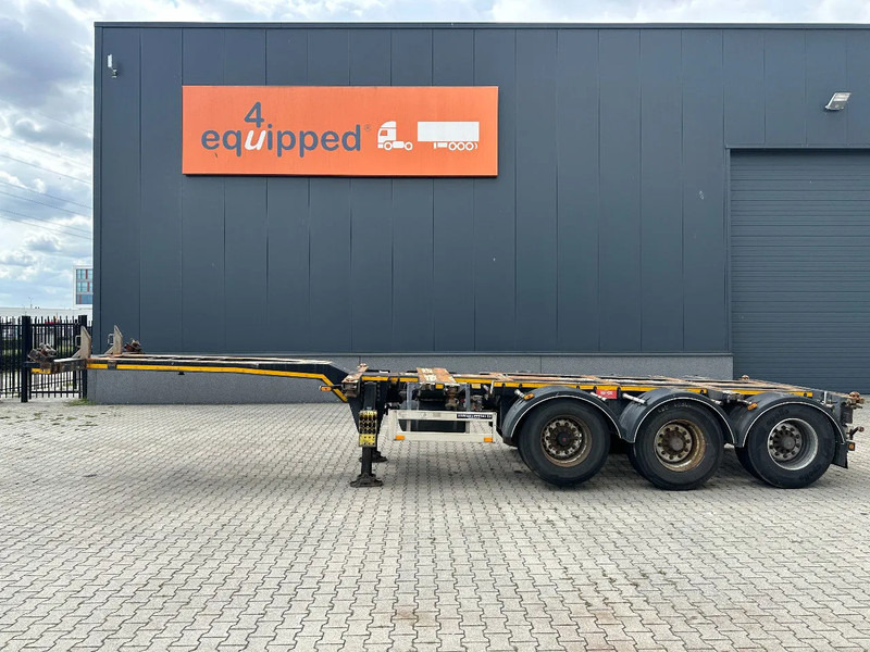 Pacton FLEX XL 45FT HC multi (2x extendable), liftaxle, SAF + DRUM, NL-chassis - Semi-reboque transportador de contêineres/ Caixa móvel: foto 4 Pacton FLEX XL 45FT HC multi (2x extendable), liftaxle, SAF + DRUM, NL-chassis - Semi-reboque transportador de contêineres/ Caixa móvel: foto 4