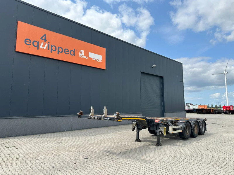 Pacton FLEX XL 45FT HC multi (2x extendable), liftaxle, SAF + DRUM, NL-chassis - Semi-reboque transportador de contêineres/ Caixa móvel: foto 2 Pacton FLEX XL 45FT HC multi (2x extendable), liftaxle, SAF + DRUM, NL-chassis - Semi-reboque transportador de contêineres/ Caixa móvel: foto 2