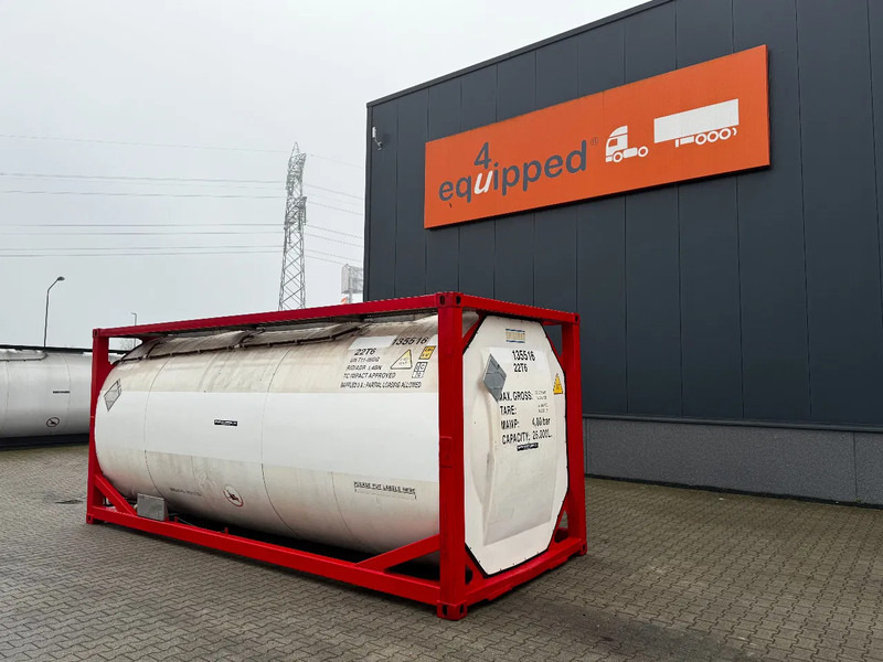 SINGAMAS 20FT ISO, 26.000L/1-COMP/3 BAFFELS/3 manholes, 5Y inspection: 07/2027 - Contentor cisterna: foto 3 SINGAMAS 20FT ISO, 26.000L/1-COMP/3 BAFFELS/3 manholes, 5Y inspection: 07/2027 - Contentor cisterna: foto 3