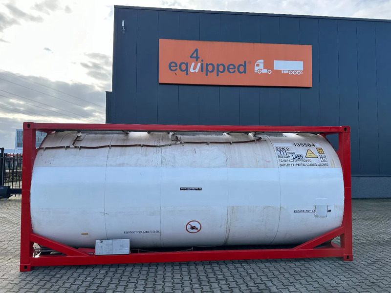 SINGAMAS 20FT ISO, 26.000L/1-COMP/3 BAFFELS/3 manholes, ADR inspectio valid till: 07/2025 - Contentor cisterna: foto 2 SINGAMAS 20FT ISO, 26.000L/1-COMP/3 BAFFELS/3 manholes, ADR inspectio valid till: 07/2025 - Contentor cisterna: foto 2