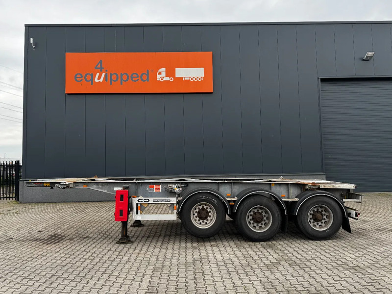 Van Hool 20FT /20FT SWAP ADR (EX/II, EX/III, FL, OX, AT), BPW, disc brakes, liftaxle, galvanized, ALCOA, NL-Chassis, empty weight 3.300KG - Semi-reboque transportador de contêineres/ Caixa móvel: foto 2 Van Hool 20FT /20FT SWAP ADR (EX/II, EX/III, FL, OX, AT), BPW, disc brakes, liftaxle, galvanized, ALCOA, NL-Chassis, empty weight 3.300KG - Semi-reboque transportador de contêineres/ Caixa móvel: foto 2